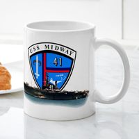 US NAVY USS War of Midway Mug Tumbler Tasse à café Cadeaux Tasse à thé Custom Battle of Midway Souvenirs