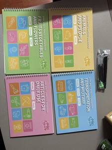 <span class=keywords><strong>Cuaderno</strong></span> de práctica libro de entrenamiento control iluminado libro de dibujo acanalado al por mayor con empuñadura de bolígrafo - Product Image 2