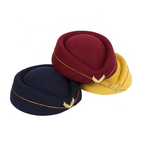 ÉCHANTILLON GRATUIT Bonnets de luxe <span class=keywords><strong>pas</strong></span> <span class=keywords><strong>chers</strong></span> en polaire française, rouge, vert, pour hôtesse, béret de marque en pure laine pour femmes - Product Image 3