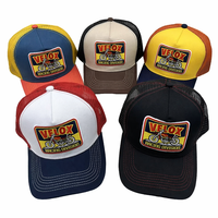Casquette Trucker en Daim Personnalisée avec Patch Animal Vintage et Dos en Maille Cordonnée, Fermeture Snapback, Vente en Gros, Usine de Gorras
