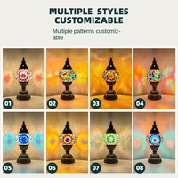 Kit DIY Bengkel Kerajinan Tangan Gaya Turki, Lampu Meja Mosaik Turki Aktivitas Keluarga
