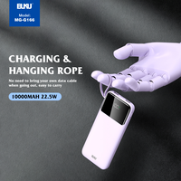 Batterie externe portable Buku 30000 mAh avec 4 câbles intégrés, charge rapide PD22.5W, idéale pour l'extérieur - Prix de gros