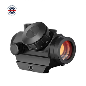 Visor de punto rojo de aluminio resistente al agua a prueba de golpes de 1 pulgada Con montaje vertical a prueba de niebla 1x25mm Miras y accesorios de caza Reflex - Product Image 2