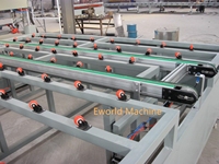 Machine d'impression automatique sur verre grande taille Eworld WD-1630, moteur PLC, 150 m/min, 220 V/380 V, épaisseur de verre 1-20 mm, 400-1000 pièces/h