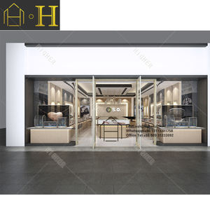 Toko Furnitur Pameran Desain Furnitur Showroom Perhiasan Vitrine <span class=keywords><strong>Display</strong></span> Kaca - Product Image 6