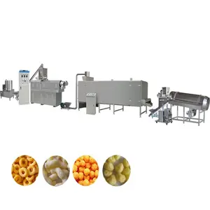 Cheese ball puff snacks food making extrusion machinery equipment