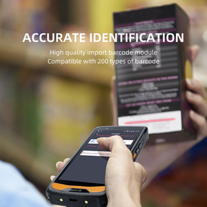 Hugerock R36 nhà máy 5.5 inch Android cầm tay công nghiệp thu thập dữ liệu wifi 4 gam NFC Máy Quét Mã Vạch gồ ghề PDAs cho hậu cần - Product Image 2