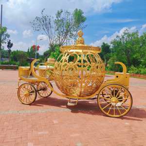 Carrozza Elettrica Stile Cenerentola con Design Ornato <span class=keywords><strong>per</strong></span> Giro Turistico all'Aperto - Carrozza Classica - Product Image 2