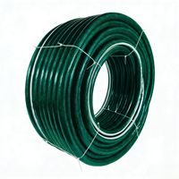 Tuyau d'arrosage de jardin GEMIER en PVC flexible haute pression, tressé renforcé de fibres, léger et durable, 100m, résistant à la chaleur