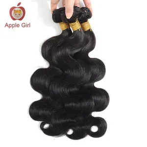 Xuchang Factory Virgin Hair Vendor Body Wave Hair Weft ,Wholesale Natural Color Body Wave Bundles Brazilian Human Hair 8-32 Inch