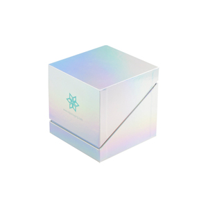 Tùy Chỉnh Sang Trọng Mỹ Phẩm Jar Hộp Quà Tặng Holographic Giấy Laser Cứng Nhắc Tông Vỏ Sò Nước Hoa Bao Bì Với Cao Cấp EVA Chèn - Product Image 6