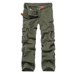 <span class=keywords><strong>Pantaloni</strong></span> <span class=keywords><strong>Cargo</strong></span> da Uomo Trendy Casual a Vita Media con Tasche Multiple per Allenamento all'Aperto - Product Image 6