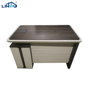 Computer Table Home Office <b>Desk</b> Set Single-Person Contemporary Modern Strip Shape Building Wooden Eco-Friendly for - Product Image 1