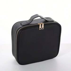 Ensemble de 3 trousses de maquillage personnalisées avec logo, en PU de haute qualité, fermeture éclair étanche, trousse à cosmétiques - Product Image 4