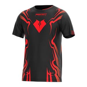 T-shirt de sport de compression personnalisé par sublimation pour uniformes d'équipe de compétition e-sport, modèle ODM tendance - Product Image 1