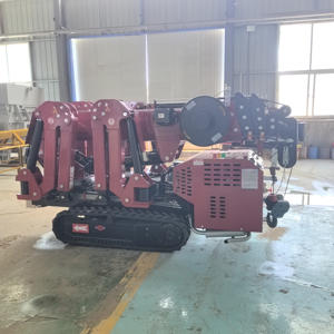 P-801 ZMT 3T 5 Ton 10 Ton diesel Mini <span class=keywords><strong>Spider</strong></span> Crane beton dengan Remote Auger Man keranjang mengangkat Pria - Product Image 5