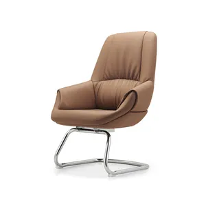 Direct Sale Ceo Boss Comfortable Luxury Modern Board Room Best Executive Brown Leather Office Chair