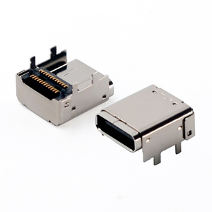 Connecteur de charge femelle empilable MUP 24P 3.1, double rangée, connecteur USB-C SMT, prise pour la charge de téléphones, serveurs informatiques et réseaux - Product Image 1
