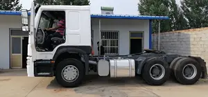 中古howo大型トラクタートラック6x4 430HPディーゼルトラックヘッド