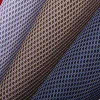 Tissu en maille aérée 100% polyester tricoté chaîne, prix usine, personnalisable et lavable