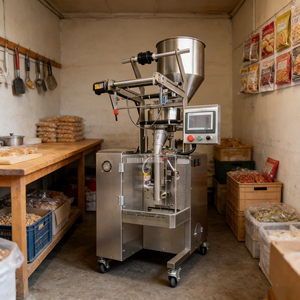 Máquina Automática Multifunción de Llenado y Pesaje de Granos, Semillas, Almendras y Otros Productos con Sellado de <span class=keywords><strong>3</strong></span> Lados y Sellado Trasero, Más Vendida - Product Image 1