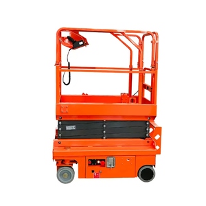 Chiều cao 4-16m thủy lực tự động chạy bằng pin kéo thang máy nâng điện giàn giáo - Product Image 3