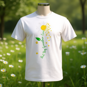 T-shirt avec motif de fleurs de marguerite pour les propriétaires d'animaux, cadeau pour les propriétaires de chiens, Best Dog Grandma Ever - Product Image 3