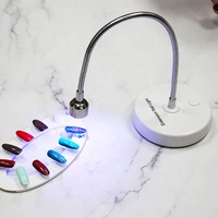 Sèche-ongles sans fil 1000mAh rechargeable sans fil led uv lampe à ongles de bureau pour ongles sèche-peinture table flash lampe de polymérisation
