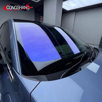 Tinta para janela de camaleão vlt 60%, tinta para janela de carro com rejeição uv 1.52*30m/rolo