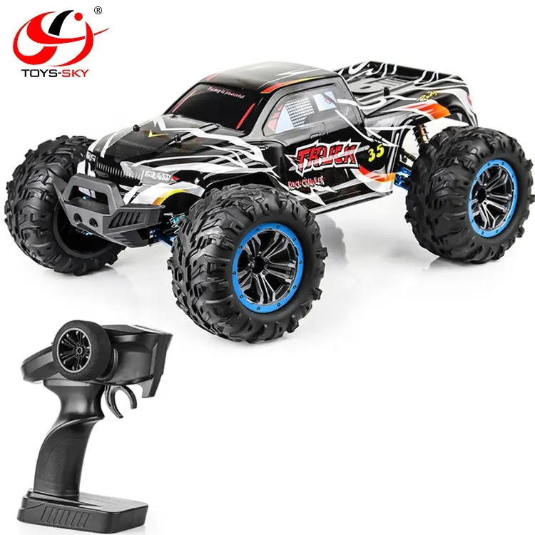 1 10 Scale 2.4G RC Auto Bürstenloser Motor 1/10 Hoch geschwindigkeit fernbedienung Offroad Auto 4WD 60 km/h LKW Rc Carros Modell