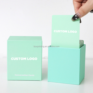 Tùy chỉnh in ấn logo nhà sản xuất nói chuyện sâu câu hỏi thẻ boong trò chơi hội thoại hàng hóa thẻ trò chơi cho bạn bè gia đình với hộp - Product Image 1