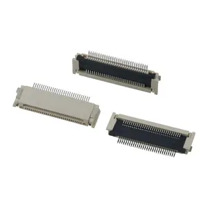 Conector de enchufe de 0,5 niveles para sistema de control inteligente del hogar, conector fpc ra con tapa trasera, zif smd tipo fpc