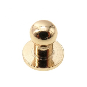 Wholesale Custom 8mm 9mm 10mm 12mm Brass Screw Rivet <strong>Button</strong> <strong>Studs</strong> for Leather Shoes - Product Image 4