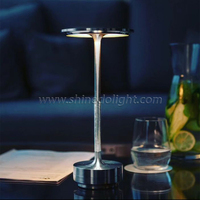 Offre Spéciale Lampe de Table Tactile LED Rechargeable pour Salle à Manger, Hôtel, Bar, Café – Design Galvanisé Décoratif