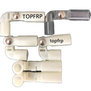 Connecteur coudé en L et base pour moustiquaire portable en fibre de verre - Product Image 5