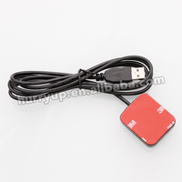 Récepteur GPS externe multi-fréquence RS232/TTL/RS485/PS2 avec module d'antenne de navigation USB pour ordinateur portable et voiture