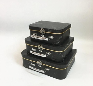 Caja para <span class=keywords><strong>arreglos</strong></span> florales al por mayor, paquete de 3 Cajas de Regalo de cartón para regalo, Juego de 3 <span class=keywords><strong>maletas</strong></span> de presentación rígidas, caja de regalo de almacenamiento - Product Image 1