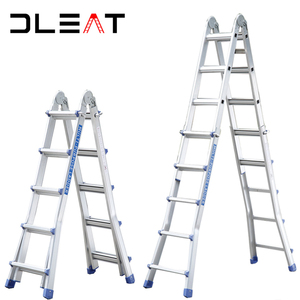 <span class=keywords><strong>Escalera</strong></span> Plegable Gigante de Aluminio Multiusos 4x5 Especial para Uso Doméstico con Bisagra Grande - Product Image 3