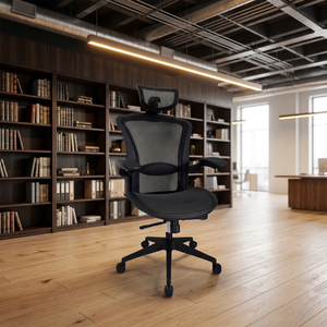 Commercial High Back Swivel Executive Mesh Office <b>Chair</b> with Tilt Mechanism and Breathable Mesh - Product Image 1