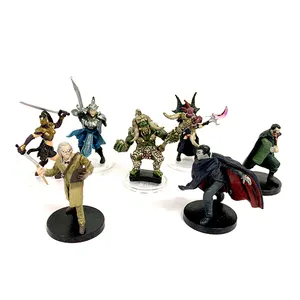 Precio barato 3D personalizado plástico miniatura PVC figuras de acción para juegos de mesa