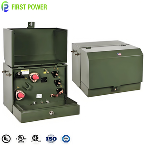 محول طاقة فلاي باك ثلاثي الأطوار مثبت على منصة، مملوء بالسائل، بقدرة 2.5 ميجاوات و75 كيلو فولت أمبير، معتمد من UL، بتردد 50 هرتز - Product Image 1