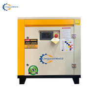 LINGYUE Chine 220 11KW double tension 14 Bar compresseur d'air refroidi par air machine stationnaire avec moteur et pompe moteur