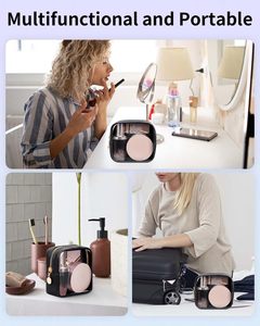 <span class=keywords><strong>Neceser</strong></span> de <span class=keywords><strong>Viaje</strong></span>, Bonito, Transparente, Impermeable, Mini Bolsa de Maquillaje de PVC para <span class=keywords><strong>Mujer</strong></span> - Product Image 6