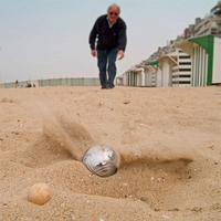 Ensemble de boules de pétanque en métal de haute qualité, 72 mm, argentées, 700 g, ensemble de 3/4/6/8 boules avec sac de transport pour jeu en extérieur