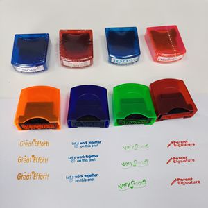 8 tampons auto-encreurs de <span class=keywords><strong>motivation</strong></span> pour enseignants, tampons de commentaires pour les <span class=keywords><strong>devoirs</strong></span>, tampons de notation pour la classe, encouragement - Product Image 6