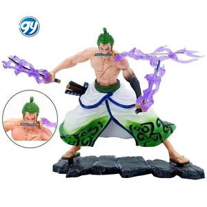 All'ingrosso un pezzo GK Wano Kimono Zoro tre stile spada Enma-sstatuine Anime modello da collezione Mini formato resina artigianale - Product Image 4