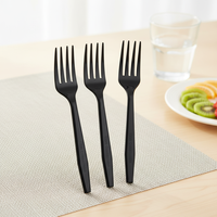 Greenday Compostable CPLA Bestek Vorken Wegwerp Biologisch Afbreekbare Vork Aangepaste Kleur 6inch/6.5inch CPLA Vork voor Fruit Taart