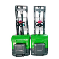 Chariot élévateur à palettes électrique, alimenté par batterie, pour le levage de marchandises en entrepôt
