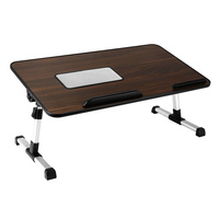 Support d'ordinateur portable réglable pour lit avec ventilateur de refroidissement, table pliable pour ordinateur portable, bureau réglable en hauteur et en angle – Offre Spéciale