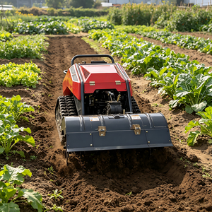 Envío Gratis Potente Tractor Oruga Autopropulsado Cortacésped de Giro Cero con Rotocultivador y Accesorios para Desmalezado 800Y/1000Y Rem - Product Image 4